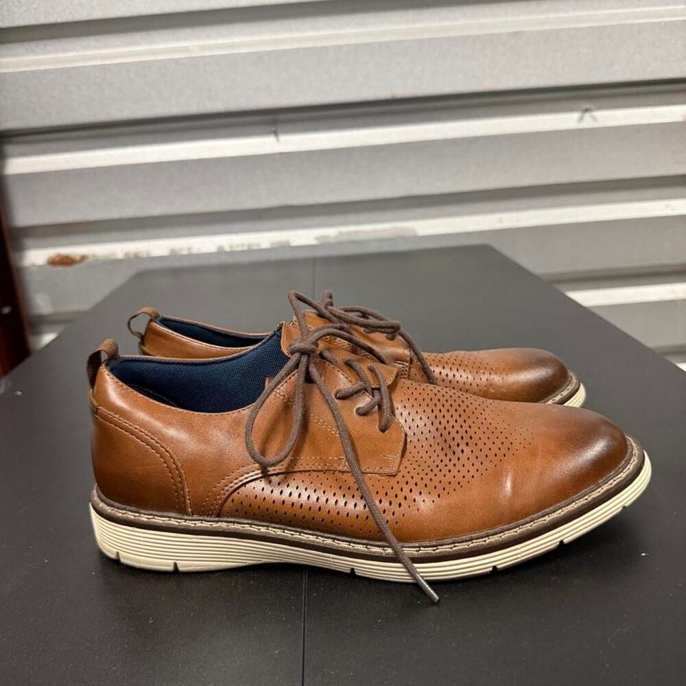George Men's Brown and Tan Oxfords